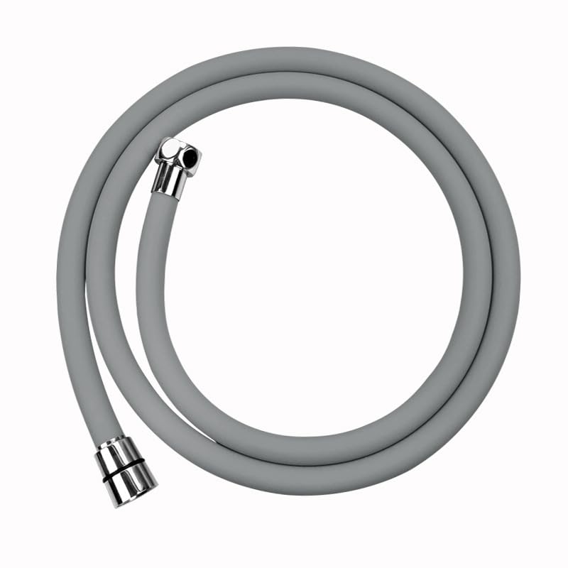HASTHIP Shower Head Water Hose 59.6 inches Soft Silicone Shower System Water Pipe Universal Replacement Shower Head Water Hose for Repairing, Upgrading HASTHIP Shower Head Water Hose 59.6 inches Soft Silicone Shower System Water Pipe Universal Replacement Shower Head Water Hose for Repairing, Upgrading